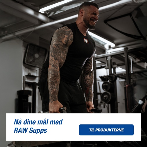 Se hele sortimentet fra RAW Supps